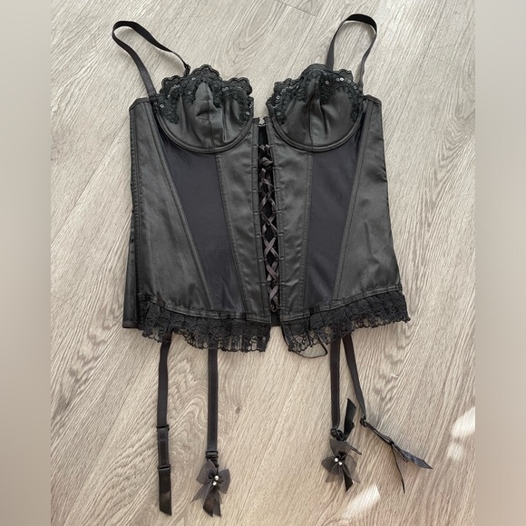 Dreamgirl Tops - Dream girl Y2K black corset